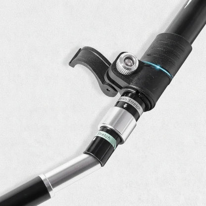 Hiking Poles Telescopic Aluminum Ultralight EVA Grip & Tungsten Tip