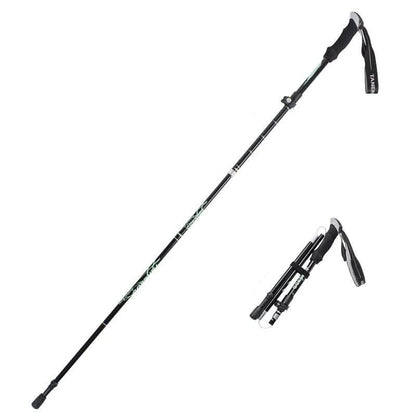 Hiking Poles Telescopic Aluminum Ultralight EVA Grip & Tungsten Tip