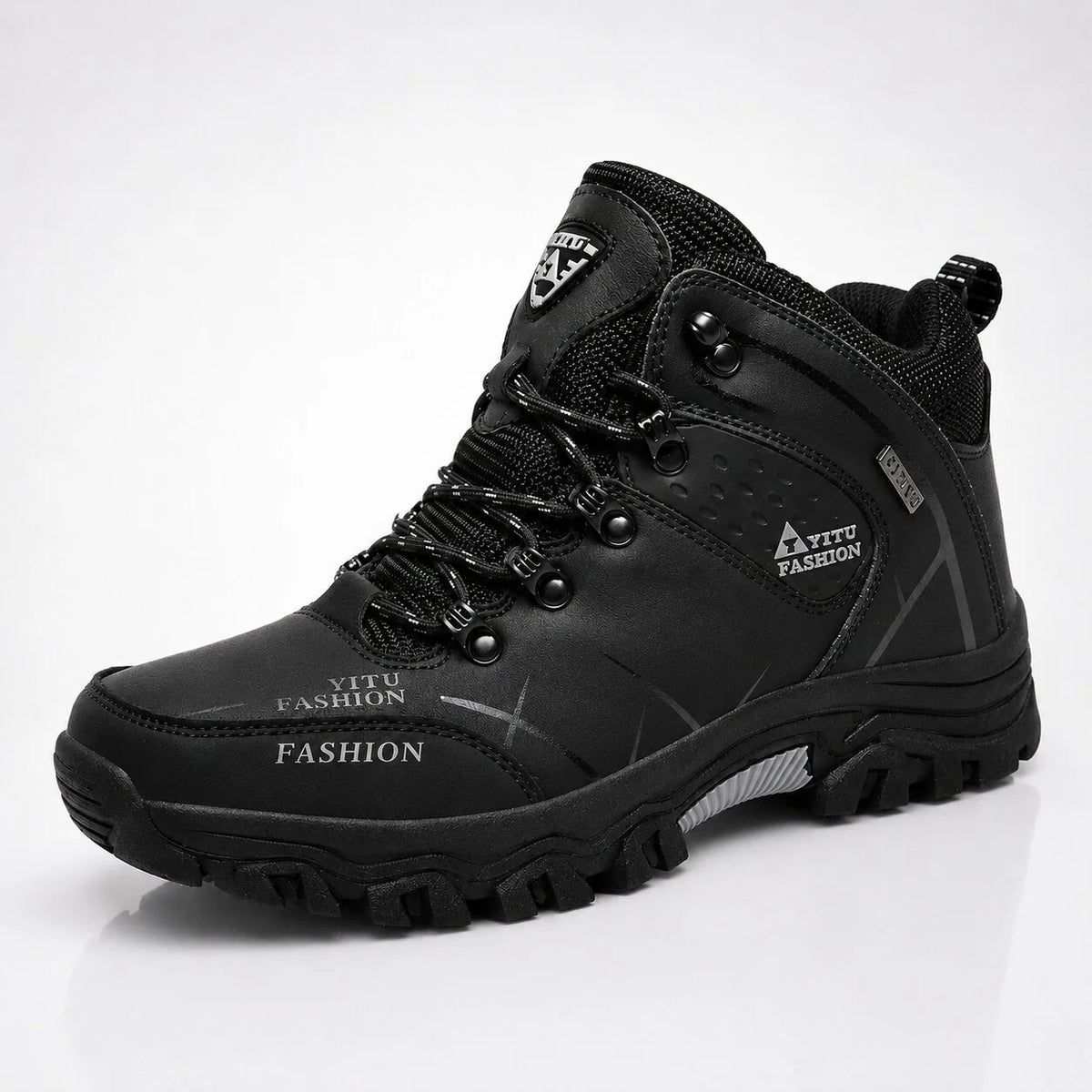 Hiking Shoes High Top Water-Resistant Non-Slip Rubber Outsole