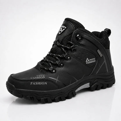 Hiking Shoes High Top Water-Resistant Non-Slip Rubber Outsole