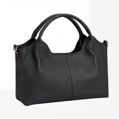 Hobo Bag Soft Faux Leather Detachable Strap Five Compartments