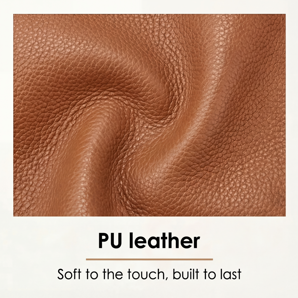 Hobo Bag Soft Faux Leather Detachable Strap Five Compartments