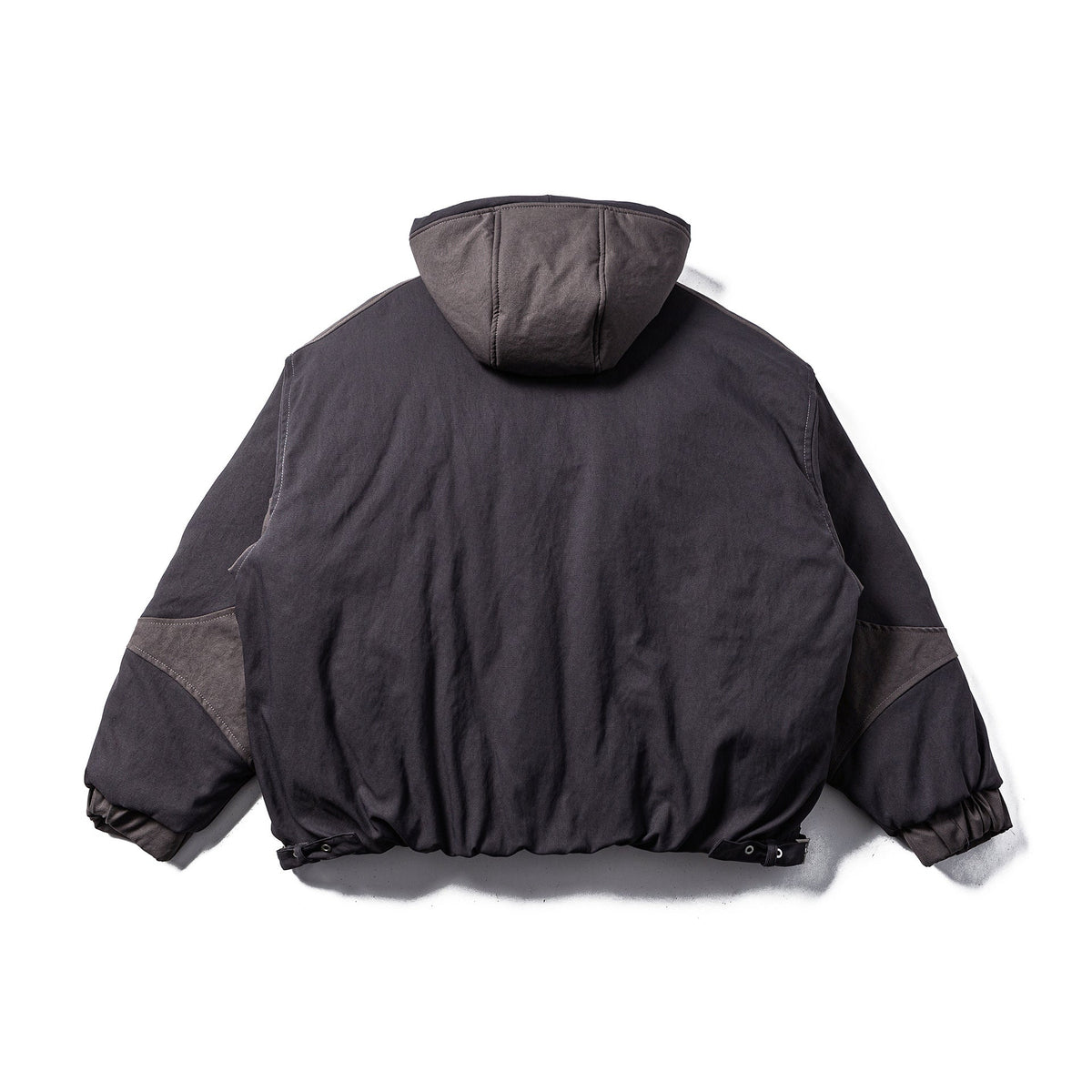 Hooded Jacket Quilted Lightweight Padded Utility Pockets
