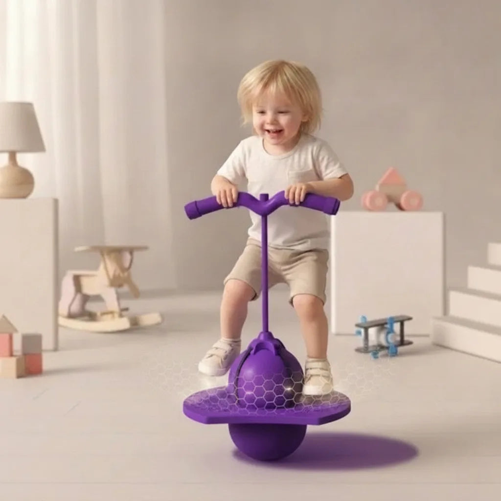 Hopping Ball Non-Slip Platform & Adjustable Handle