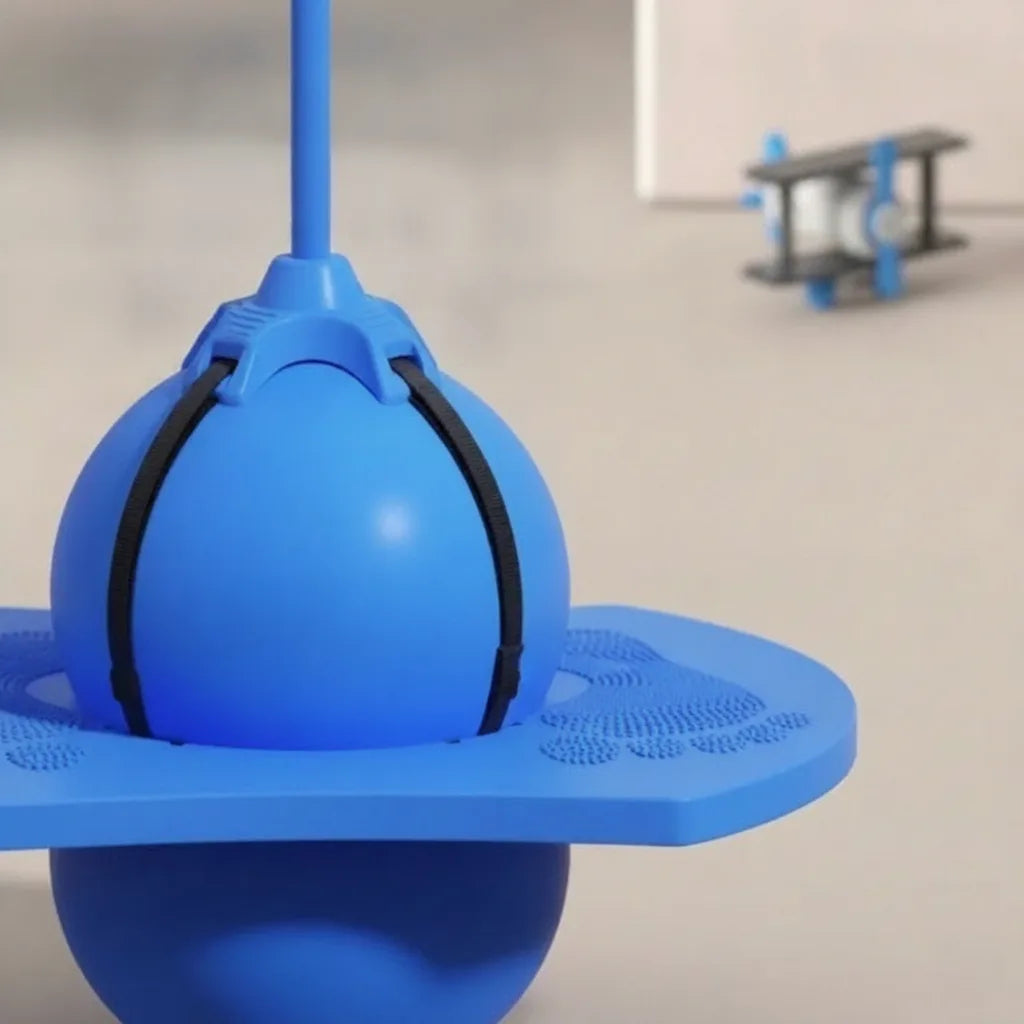 Hopping Ball Non-Slip Platform & Adjustable Handle