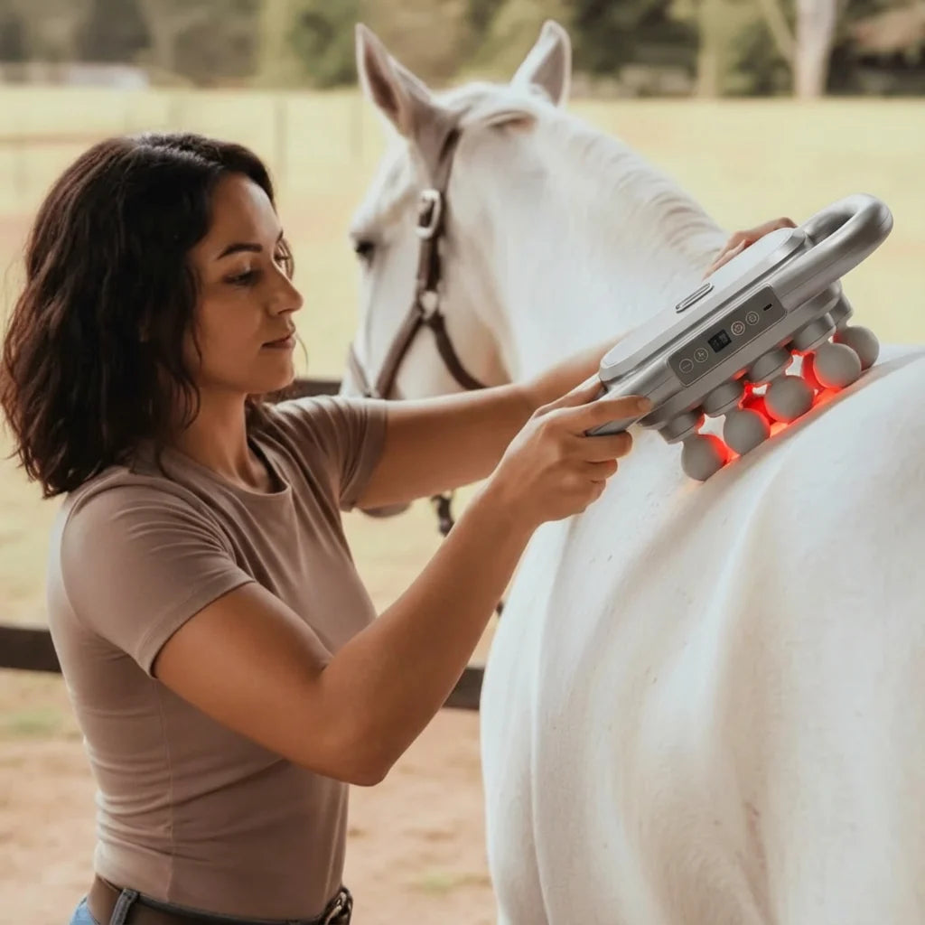 Horse Massage Device Red Light & Soothing Warmth