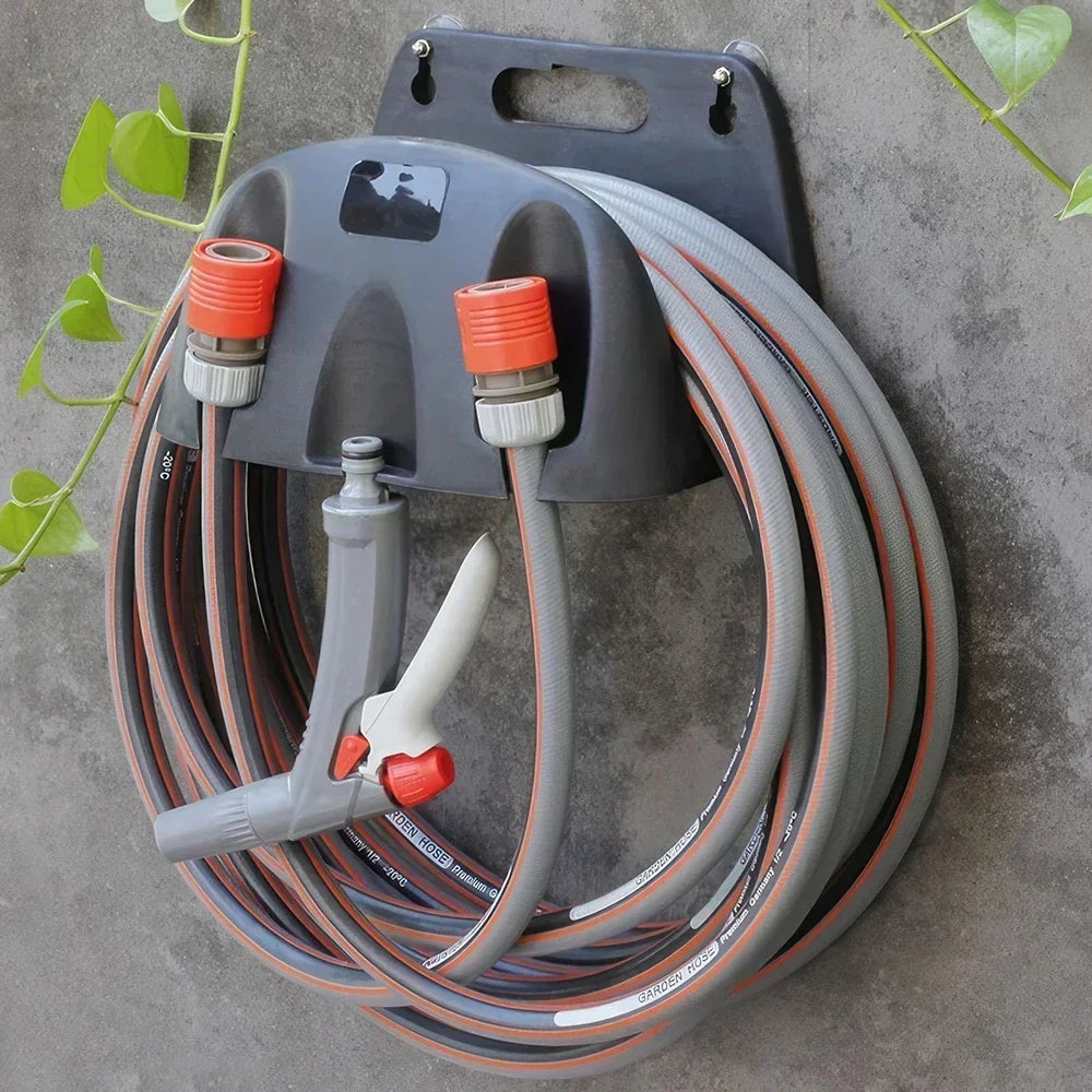 Hose Holder Wall-Mounted Multi-Slot Carrying Handle
