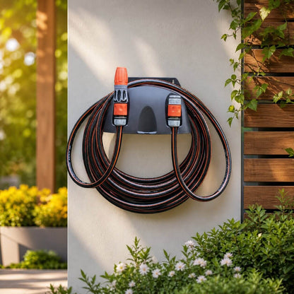 Hose Holder Wall-Mounted Space-Saving ABS Plastic