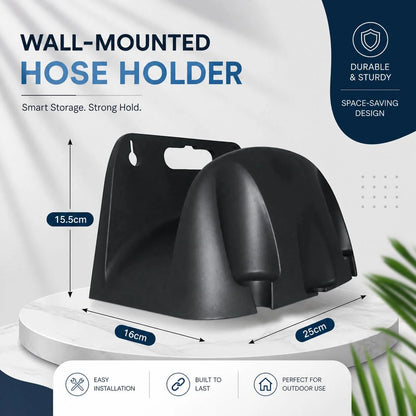 Hose Holder Wall-Mounted Space-Saving ABS Plastic