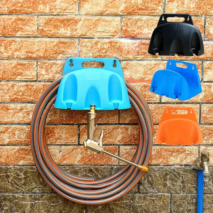 Hose Wall Mount Weather-Resistant Space-Saving Handles & Hooks