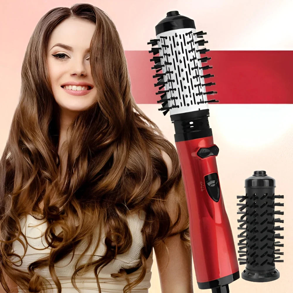 Hot Air Brush Rotating Barrels Ionic Airflow