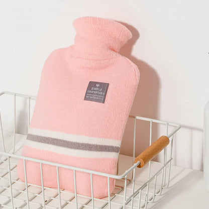 Hot Water Bottle Knitted Cover 1 L 8-Hour Warmth