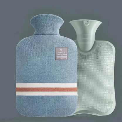 Hot Water Bottle Knitted Cover 1 L 8-Hour Warmth