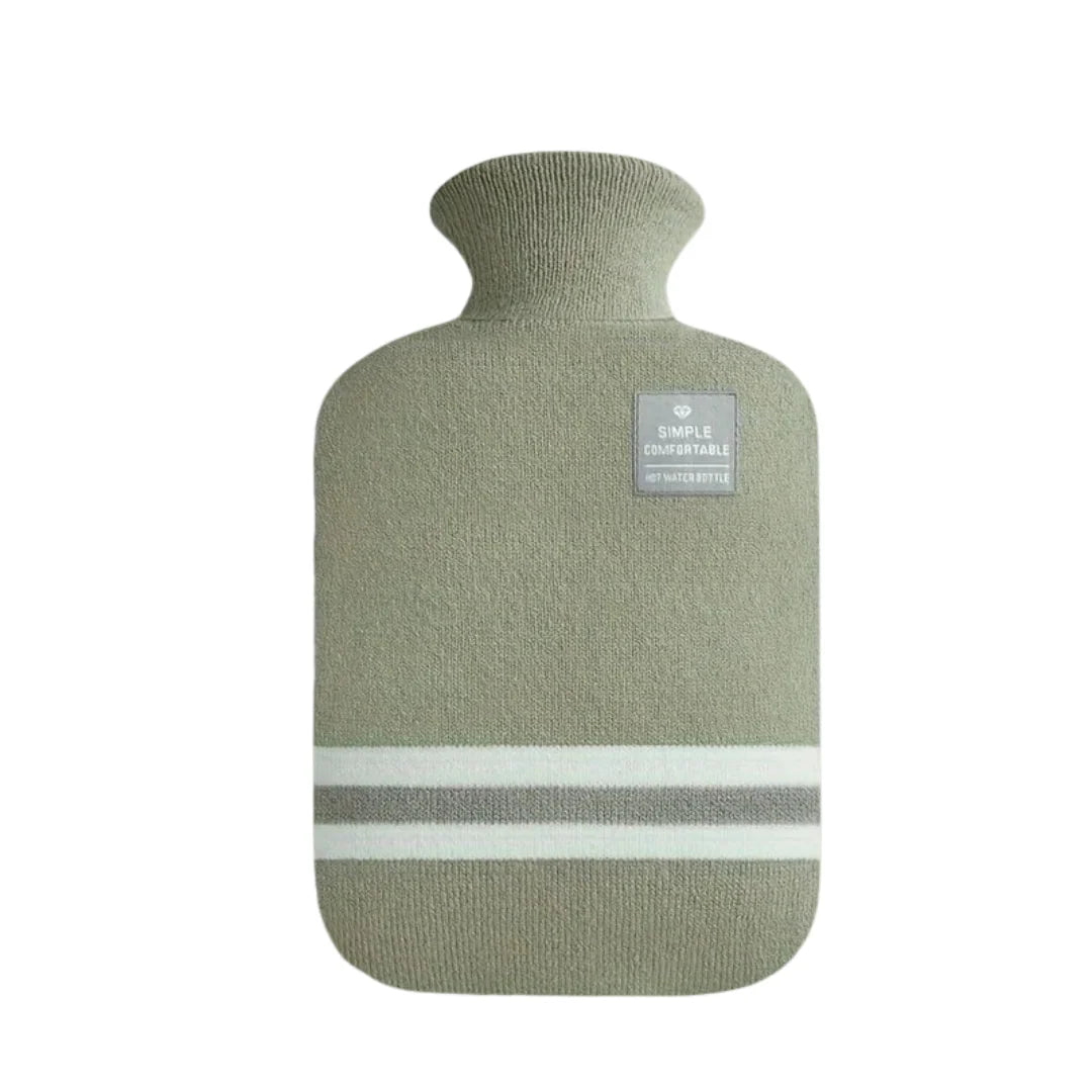 Hot Water Bottle Knitted Cover 1 L 8-Hour Warmth