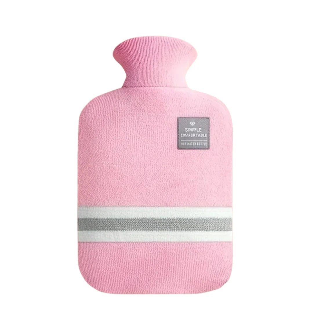 Hot Water Bottle Knitted Cover 1 L 8-Hour Warmth