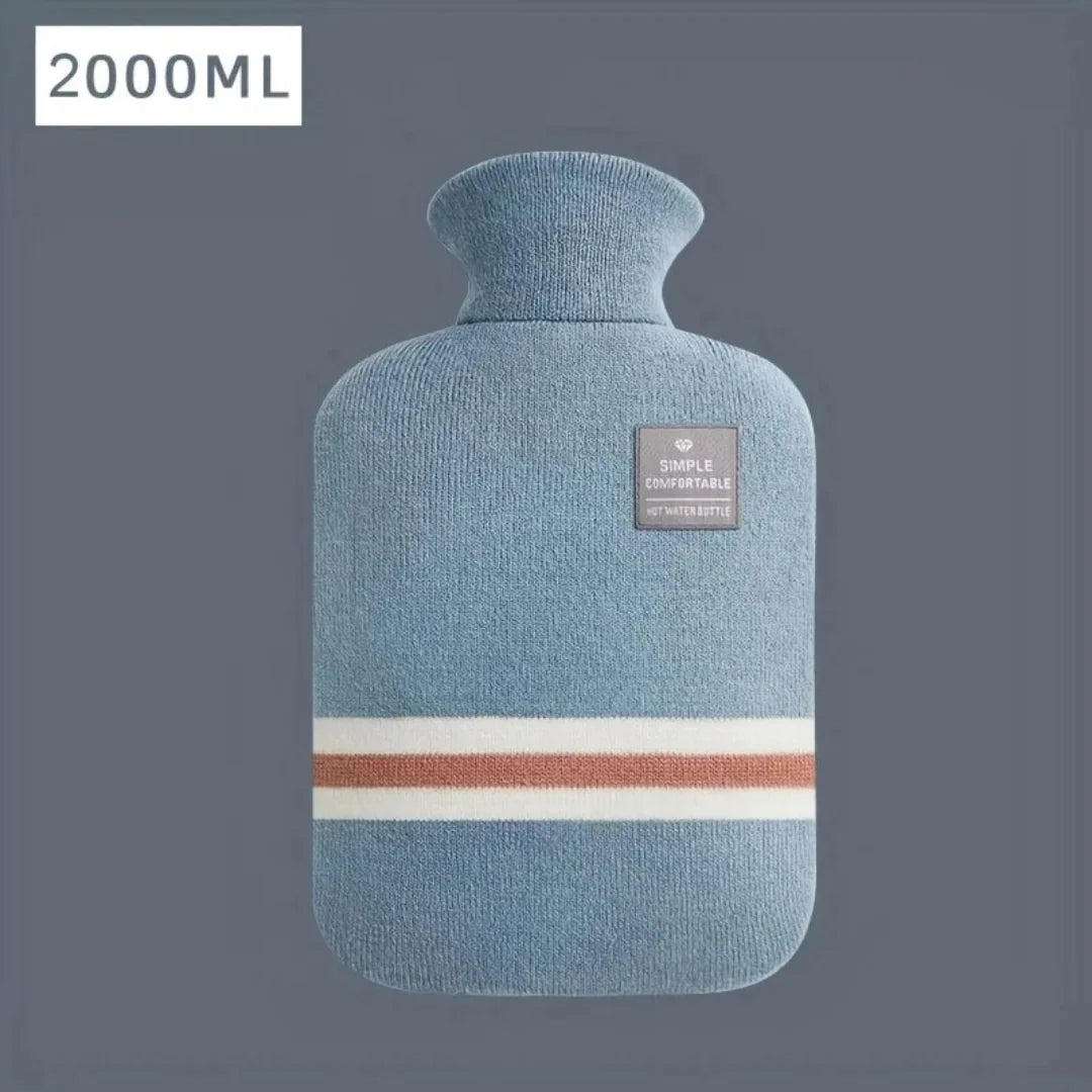Hot Water Bottle Knitted Cover 1 L 8-Hour Warmth