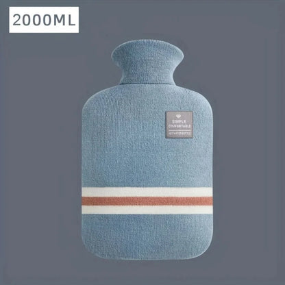 Hot Water Bottle Knitted Cover 1 L 8-Hour Warmth