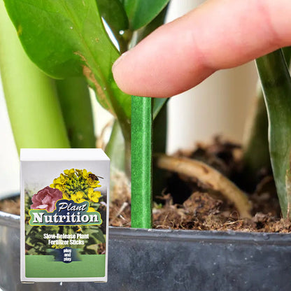 Houseplant Fertilizer Sticks Water-Activated Slow-Release Set of 18