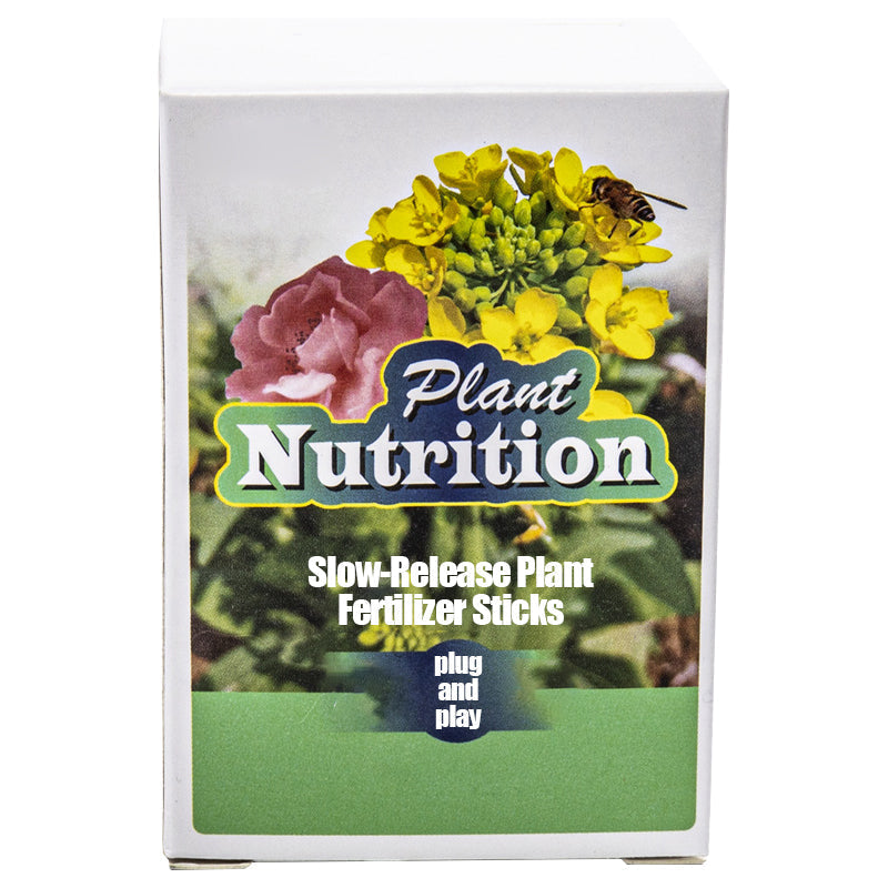 Houseplant Fertilizer Sticks Water-Activated Slow-Release Set of 18