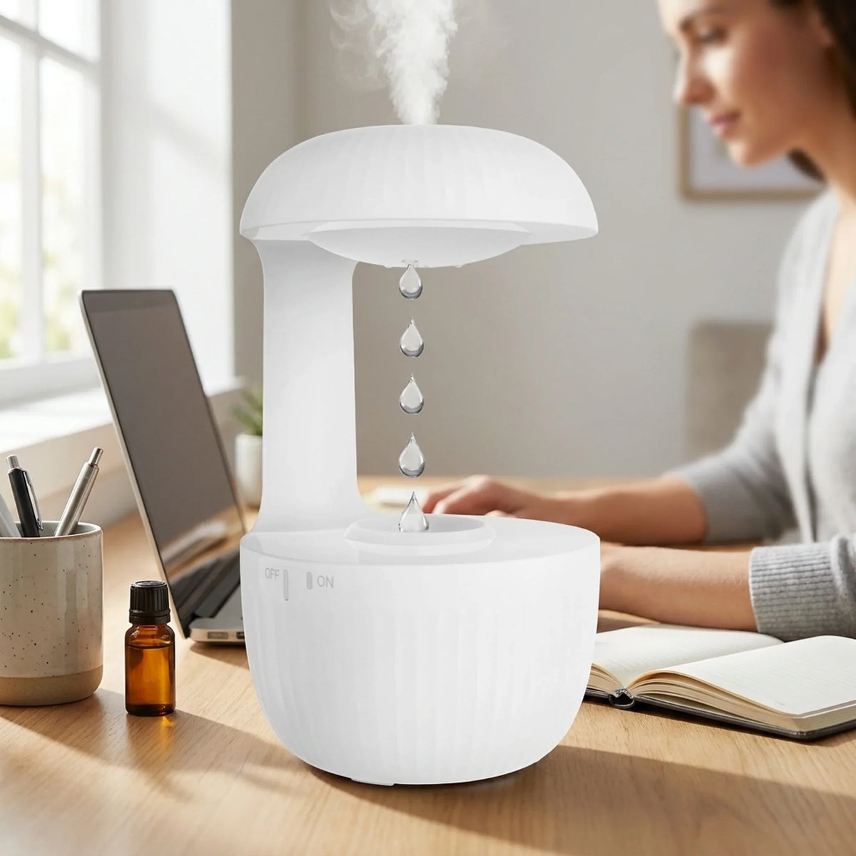 Humidifier Floating Mist Ultrasonic Silent Operation