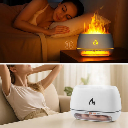 Humidifier Himalayan Salt Silent Ultrasonic Mist Warm LED