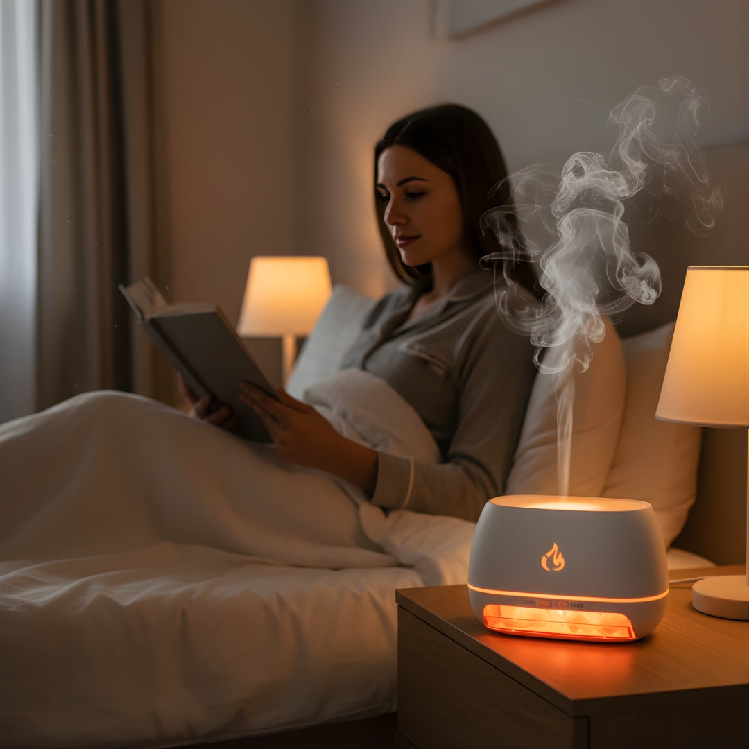Humidifier Himalayan Salt Silent Ultrasonic Mist Warm LED