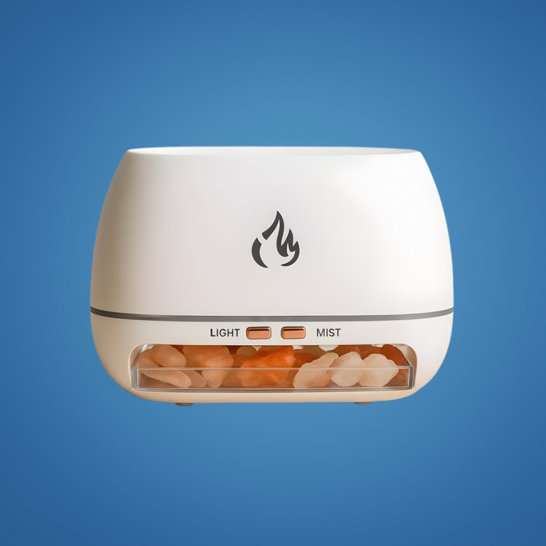 Humidifier Himalayan Salt Silent Ultrasonic Mist Warm LED
