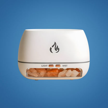 Humidifier Himalayan Salt Silent Ultrasonic Mist Warm LED