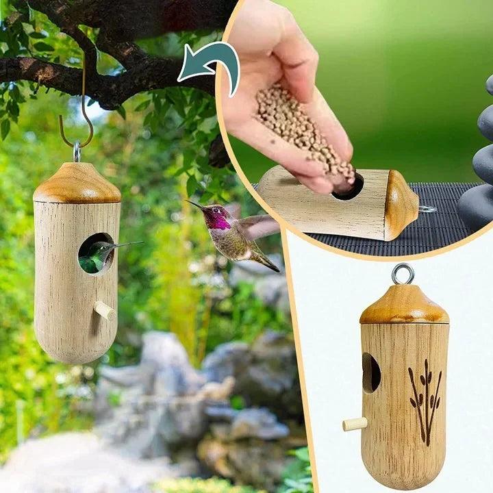 Hummingbird Nesting House Weather-Resistant Resin Compact Design