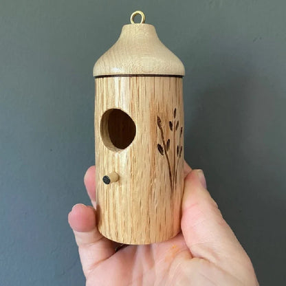 Hummingbird Nesting House Weather-Resistant Resin Compact Design