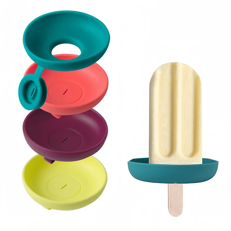 Ice Cream & Ice Pop Holder Drip Guard Silicone