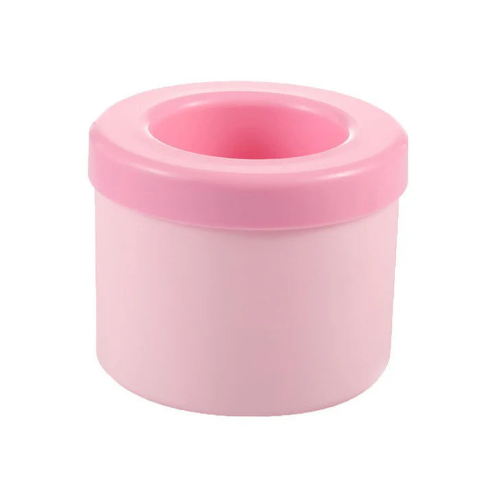 Ice Cube Tray Flexible Food-Grade Silicone Press-To-Release Lid Included