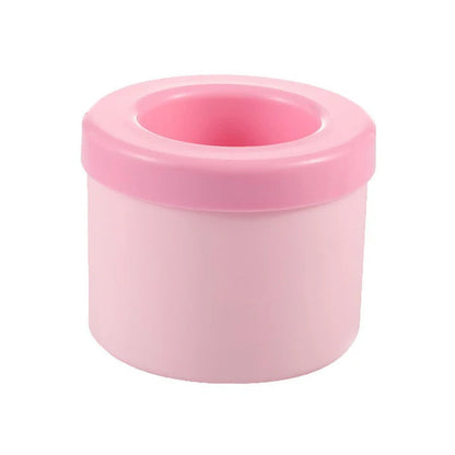 Ice Cube Tray Flexible Food-Grade Silicone Press-To-Release Lid Included