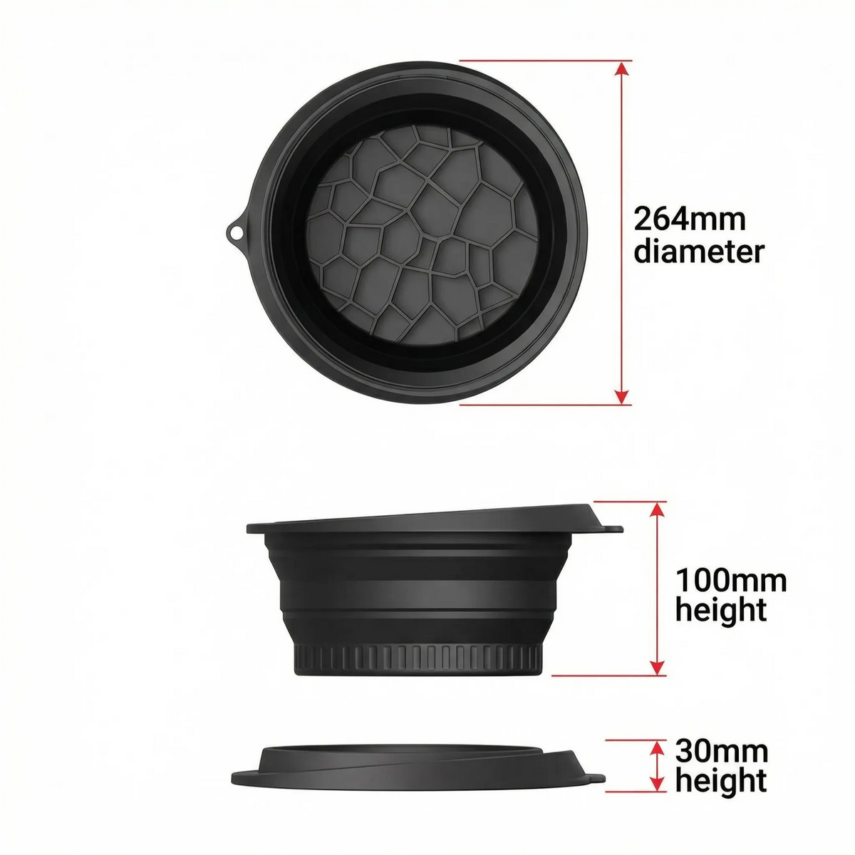 Ice Cube Tray Silicone Hexagonal Easy-Release