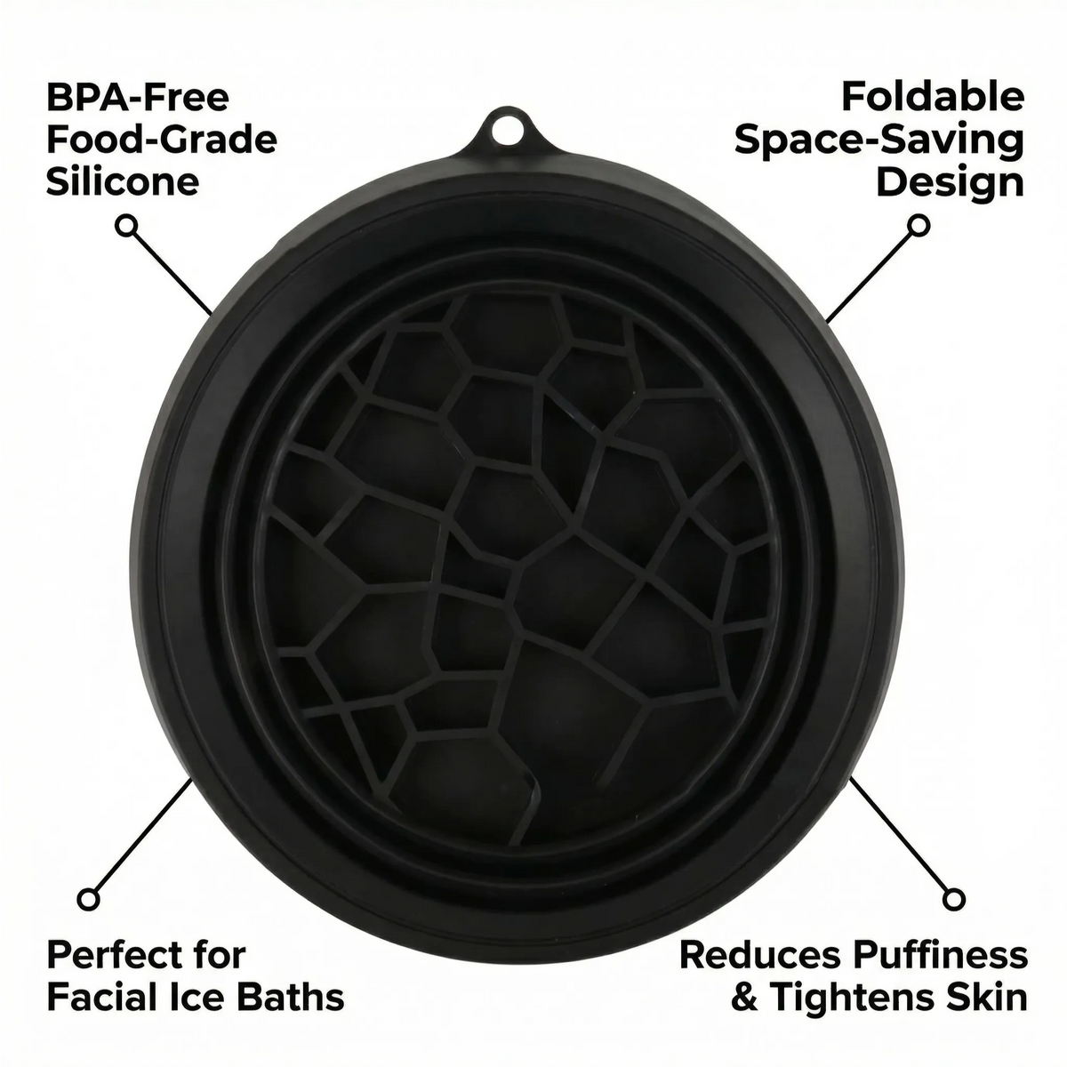 Ice Cube Tray Silicone Hexagonal Easy-Release