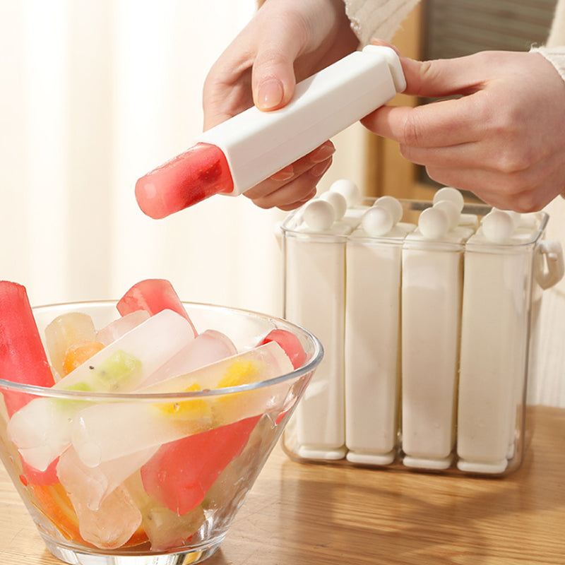 Ice Stick Mold Set Slim Bottle-Friendly Food-Grade Silicone