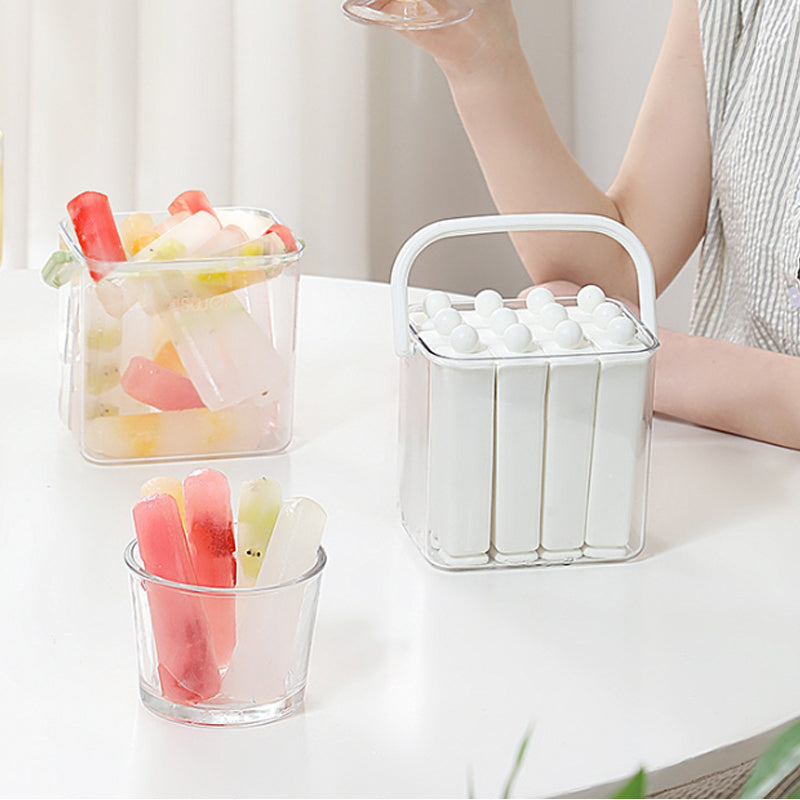 Ice Stick Mold Set Slim Bottle-Friendly Food-Grade Silicone