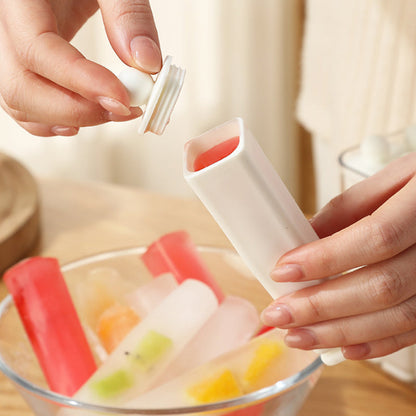 Ice Stick Mold Set Slim Bottle-Friendly Food-Grade Silicone