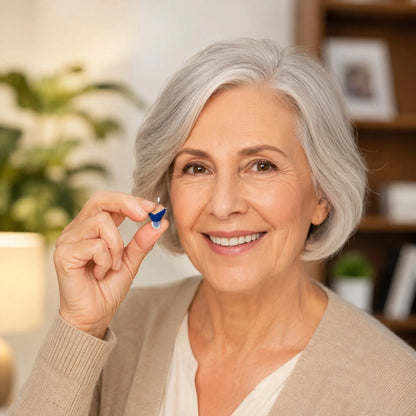 In-Ear Hearing Aid Invisible Rechargeable 3 Day Battery