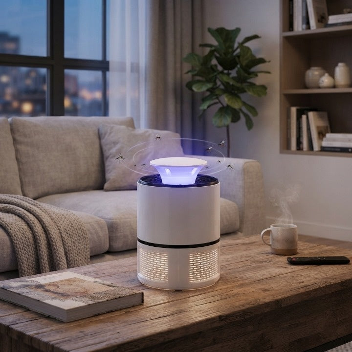 Indoor Mosquito Trap UV LED USB Powered Quiet Suction