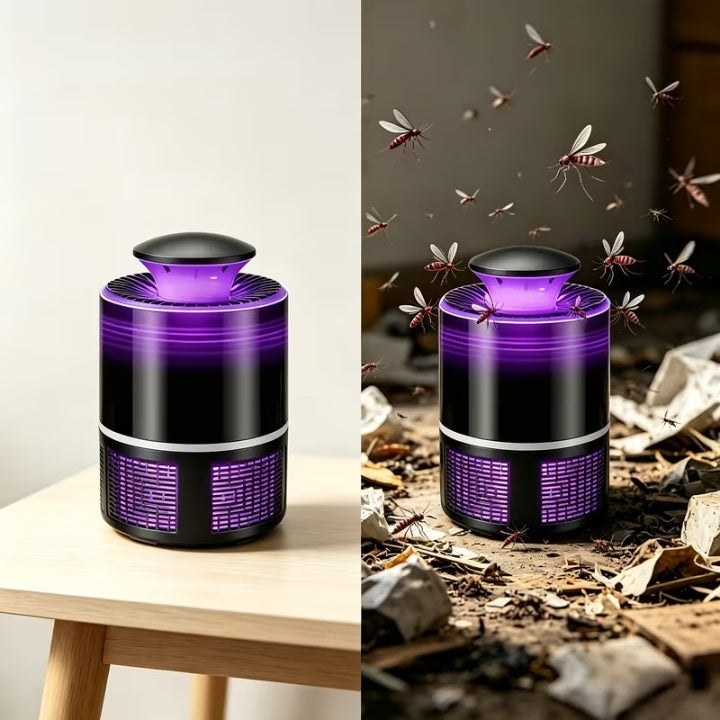 Indoor Mosquito Trap UV LED USB Powered Quiet Suction