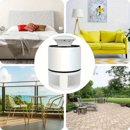 Indoor Mosquito Trap UV LED USB Powered Quiet Suction