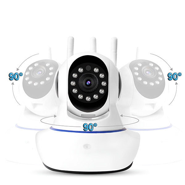 Indoor Security Camera 1080p HD Night Vision & Two-Way Audio