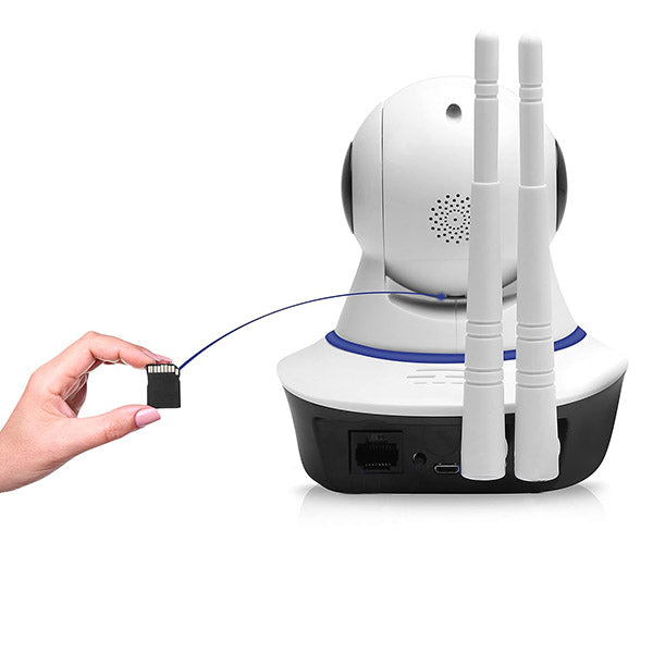 Indoor Security Camera 1080p HD Night Vision & Two-Way Audio