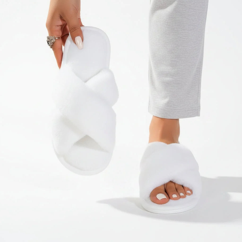 Indoor Slippers Orthopedic Arch Support Cushioned Sole Roomy Toe Box