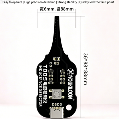 Inductance Meter Contactless PCB Diagnostics & USB-C Powered