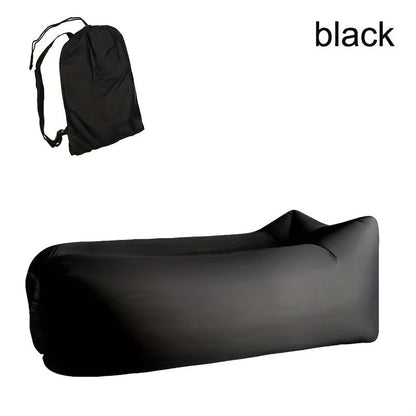 Inflatable Air Lounger Pump-Free Polyester Carry Bag