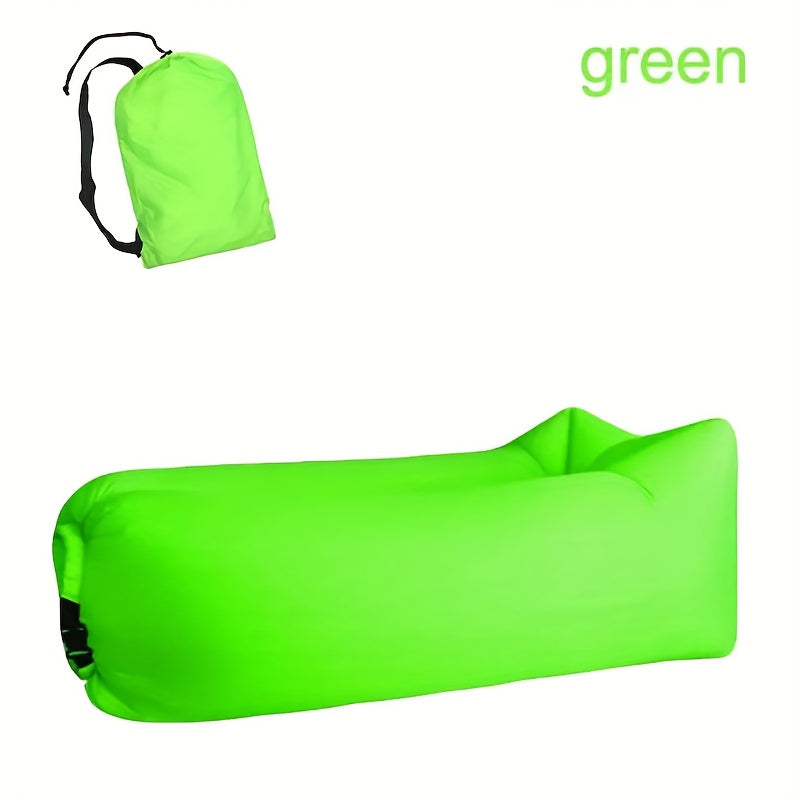 Inflatable Air Lounger Pump-Free Polyester Carry Bag