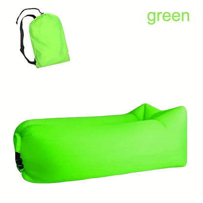 Inflatable Air Lounger Pump-Free Polyester Carry Bag