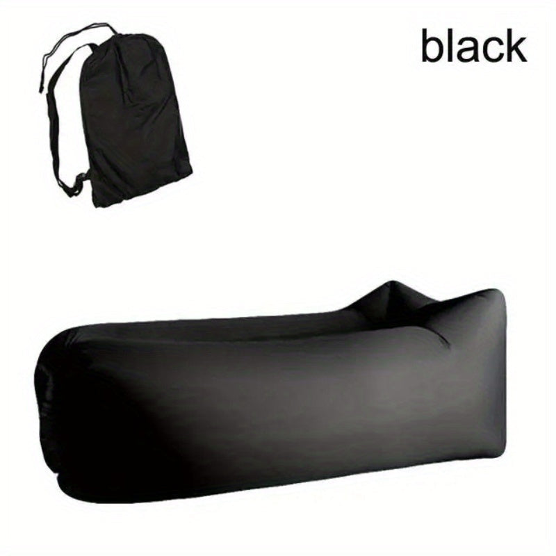 Inflatable Air Lounger Pump-Free Polyester Carry Bag